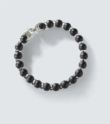 David Yurman Spiritual Beads sterling silver bracelet with black onyx | Thumbnail 4 David Yurman Spiritual Beads sterling silver bracelet with black onyx | Thumbnail 4