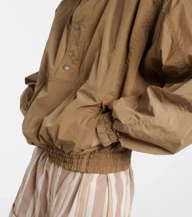 Saint Laurent Gathered canvas jacket | Thumbnail 3 Saint Laurent Gathered canvas jacket | Thumbnail 3