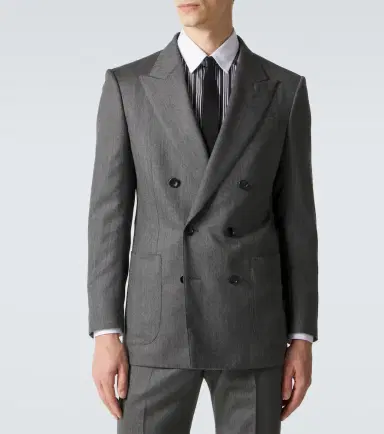 Tom Ford Mouliné wool twill blazer | Thumbnail 6