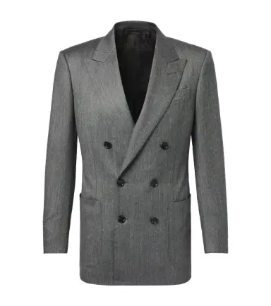 Tom Ford Mouliné wool twill blazer | Thumbnail 1