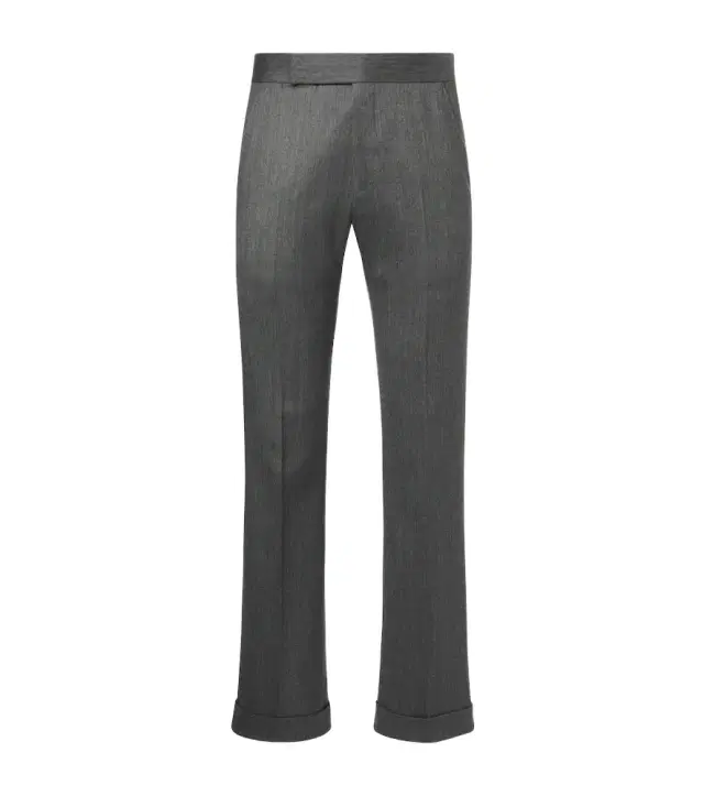 Tom Ford Mouliné wool twill straight pants