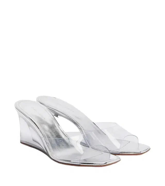 Amina Muaddi Lupita wedge mules