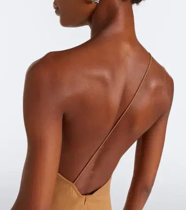 Taller Marmo Antelope fringe-trimmed asymmetric midi dress | Thumbnail 5