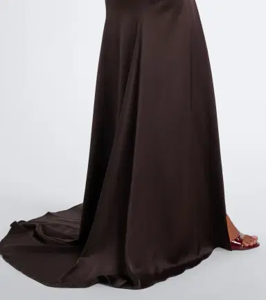 Alex Perry Off-shoulder crêpe satin corset gown | Thumbnail 2