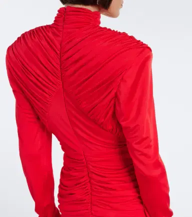 David Koma Cutout ruched jersey gown | Thumbnail 2