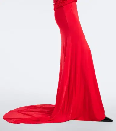 David Koma Cutout ruched jersey gown | Thumbnail 5