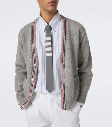 Thom Browne Hector intarsia wool and mohair cardigan | Thumbnail 5 Thom Browne Hector intarsia wool and mohair cardigan | Thumbnail 5