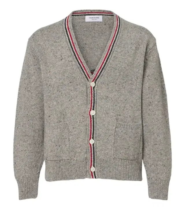Thom Browne Hector intarsia wool and mohair cardigan