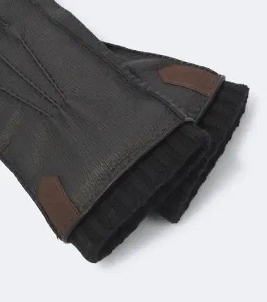 Canali Cashmere-trimmed leather gloves | Thumbnail 2