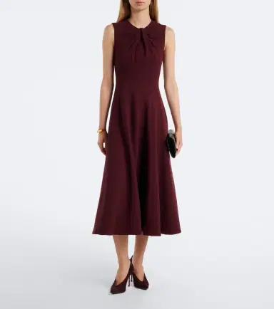 Emilia Wickstead Meryl gathered midi dress | Thumbnail 2