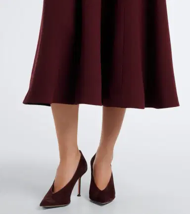Emilia Wickstead Meryl gathered midi dress | Thumbnail 4