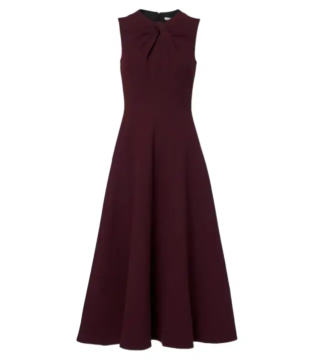 Emilia Wickstead Meryl gathered midi dress