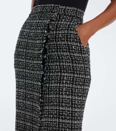 Erdem Checked cotton-blend tweed pencil skirt | Thumbnail 3 Erdem Checked cotton-blend tweed pencil skirt | Thumbnail 3