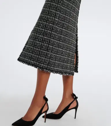 Erdem Checked cotton-blend tweed pencil skirt | Thumbnail 6 Erdem Checked cotton-blend tweed pencil skirt | Thumbnail 6