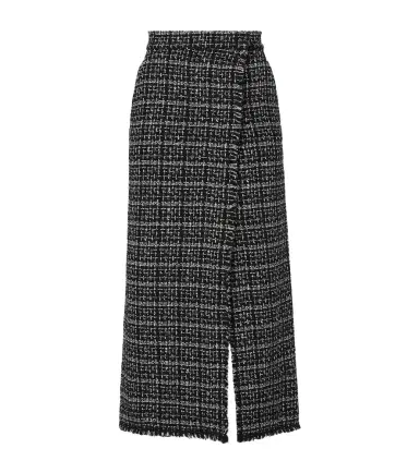 Erdem Checked cotton-blend tweed pencil skirt | Thumbnail 1 Erdem Checked cotton-blend tweed pencil skirt | Thumbnail 1