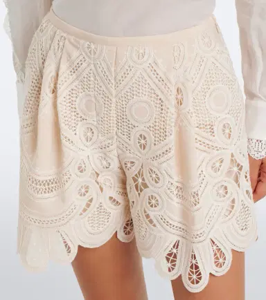 Elie Saab Macramé shorts | Thumbnail 2 Elie Saab Macramé shorts | Thumbnail 2