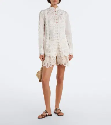Elie Saab Macramé shorts | Thumbnail 3 Elie Saab Macramé shorts | Thumbnail 3