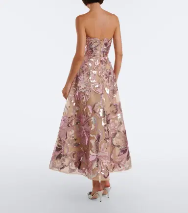 Elie Saab Embellished tulle bustier dress | Thumbnail 2