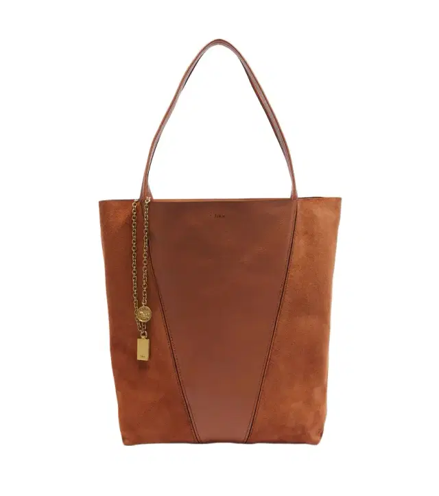 Chloe Chloé Chloé Spin Medium leather and suede tote bag
