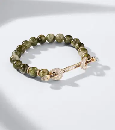 Ananya Chakra 18kt gold beaded bracelet with gemstones | Thumbnail 5 Ananya Chakra 18kt gold beaded bracelet with gemstones | Thumbnail 5