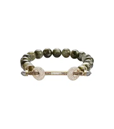 Ananya Chakra 18kt gold beaded bracelet with gemstones | Thumbnail 1 Ananya Chakra 18kt gold beaded bracelet with gemstones | Thumbnail 1