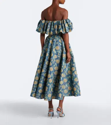 Markarian Freesia floral off-shoulder bustier dress | Thumbnail 5 Markarian Freesia floral off-shoulder bustier dress | Thumbnail 5