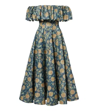 Markarian Freesia floral off-shoulder bustier dress | Thumbnail 1 Markarian Freesia floral off-shoulder bustier dress | Thumbnail 1
