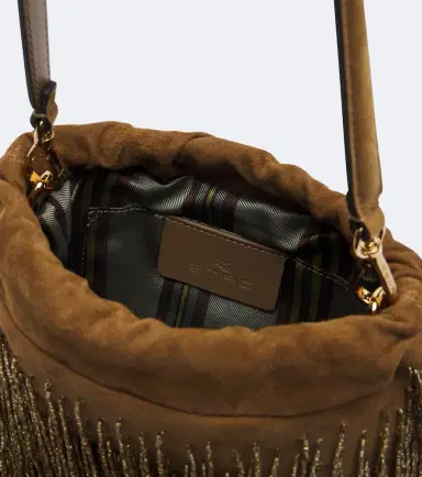Etro Kalispera Small fringed suede shoulder bag | Thumbnail 3