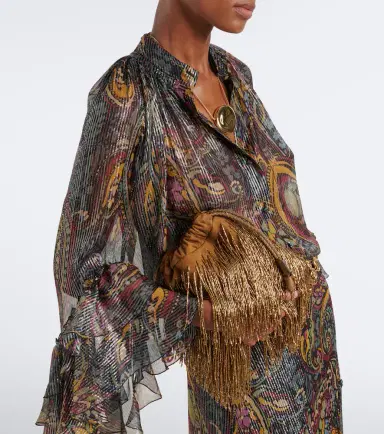 Etro Kalispera Small fringed suede shoulder bag | Thumbnail 6