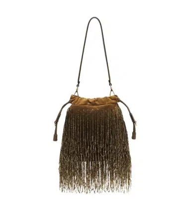 Etro Kalispera Small fringed suede shoulder bag | Thumbnail 1