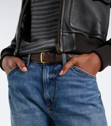 Nili Lotan Snake-effect leather belt | Thumbnail 3 Nili Lotan Snake-effect leather belt | Thumbnail 3