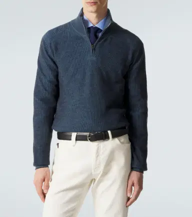Brioni Cashmere and wool half-zip sweater | Thumbnail 4 Brioni Cashmere and wool half-zip sweater | Thumbnail 4