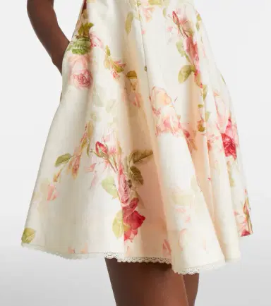 Zimmermann Lucky Picnic floral linen minidress | Thumbnail 5 Zimmermann Lucky Picnic floral linen minidress | Thumbnail 5
