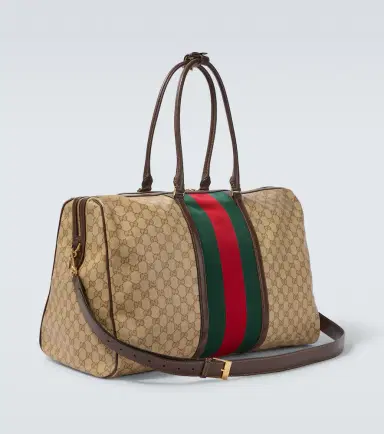 Gucci GG Web Stripe Medium duffel bag | Thumbnail 6 Gucci GG Web Stripe Medium duffel bag | Thumbnail 6