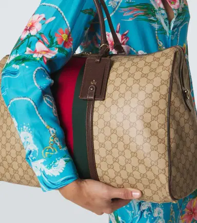 Gucci GG Web Stripe Medium duffel bag | Thumbnail 7 Gucci GG Web Stripe Medium duffel bag | Thumbnail 7