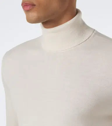 Incotex Virgin wool turtleneck sweater | Thumbnail 3