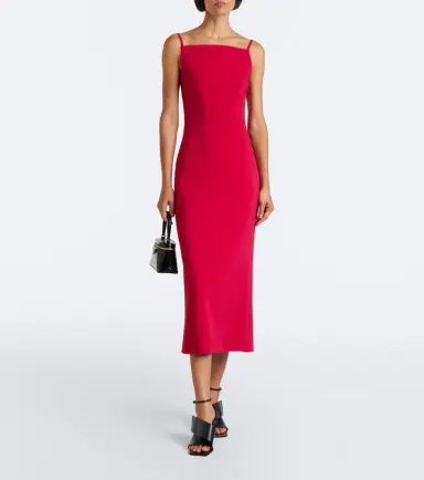 Givenchy Crêpe cady midi dress | Thumbnail 2 Givenchy Crêpe cady midi dress | Thumbnail 2