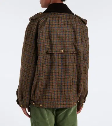 Blazé Milano Blazé Milano Chausie checked virgin wool jacket | Thumbnail 2