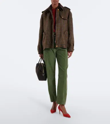 Blazé Milano Blazé Milano Chausie checked virgin wool jacket | Thumbnail 3