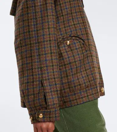 Blazé Milano Blazé Milano Chausie checked virgin wool jacket | Thumbnail 4