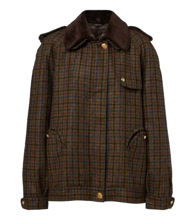 Blaze Milano Blazé Milano Chausie checked virgin wool jacket
