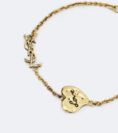 Saint Laurent Cassandre chain bracelet | Thumbnail 2 Saint Laurent Cassandre chain bracelet | Thumbnail 2