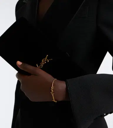 Saint Laurent Cassandre chain bracelet | Thumbnail 4 Saint Laurent Cassandre chain bracelet | Thumbnail 4
