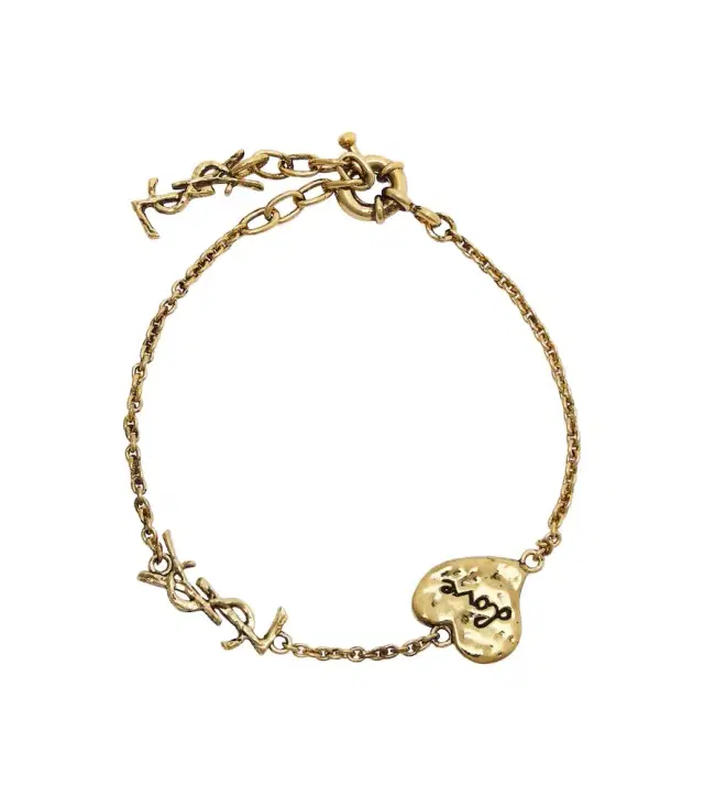 Saint Laurent Cassandre chain bracelet
