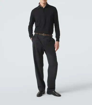 AGNONA Wool polo sweater | Thumbnail 2