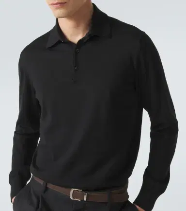 AGNONA Wool polo sweater | Thumbnail 5