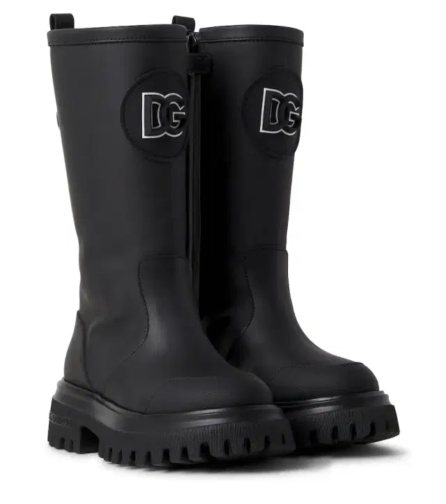 DG leather platform boots