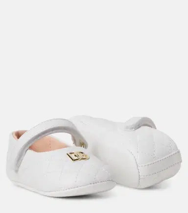 Dolce & Gabbana Kids Baby DG quilted leather Mary Jane flats | Thumbnail 3 Dolce & Gabbana Kids Baby DG quilted leather Mary Jane flats | Thumbnail 3
