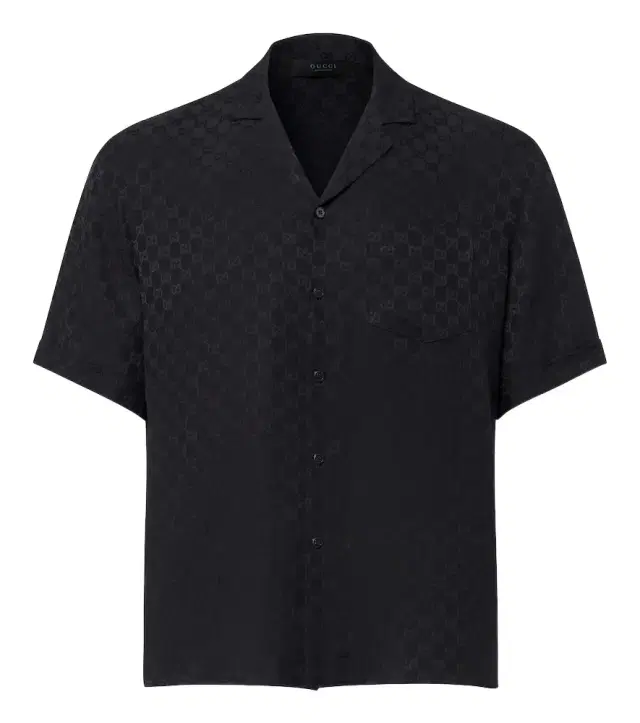 Gucci GG jacquard silk bowling shirt