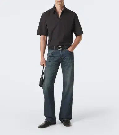 Gucci GG cotton poplin shirt | Thumbnail 3 Gucci GG cotton poplin shirt | Thumbnail 3